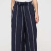 MOSHI MOSHI MIND - STORIE STRIPE PANTS | DARK NAVY/WHITE