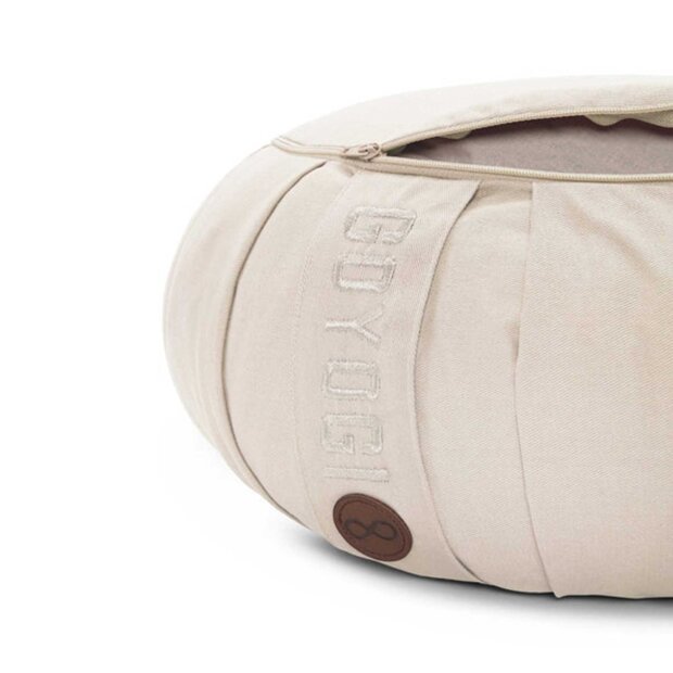 GOYOGI - CALM CRESCENT MEDITATION CUSHION | NATURAL
