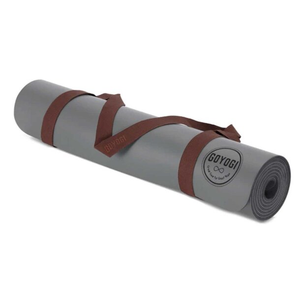 GOYOGI - CALM MAT CARRIER STRAP | DARK BROWN
