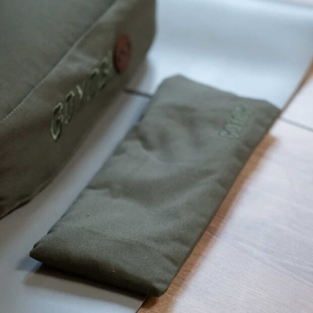 GOYOGI - CALM ORGANIC COTTON EYE PILLOW | DARK OLIVE