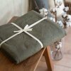 GOYOGI - CALM ORGANIC COTTON YOGA BLANKET | DARK OLIVE GOYOGI - CALM ORGANIC COTTON YOGA BLANKET | DARK OLIVE