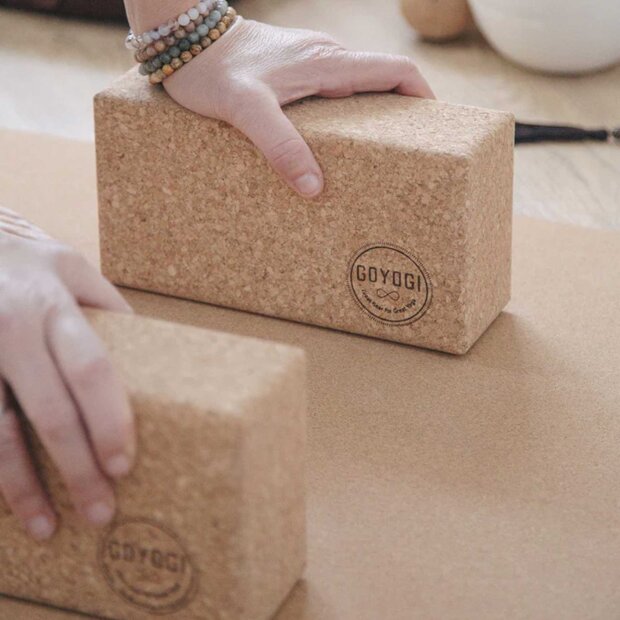GOYOGI - SUSTAIN CORK YOGA BLOCK