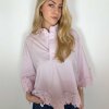 CONTINUE COPENHAGEN - KLARA EMBROIDERY BLOUSE | ROSE