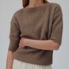 SIX AMES - MOI SWEATER | ACORN MELANGE SIX AMES - MOI SWEATER | ACORN MELANGE