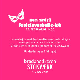 STOKVÆRK - FASTELAVNSBOLLELØB 15. FEBRUAR 2026