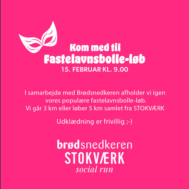 STOKVÆRK - FASTELAVNSBOLLELØB 15. FEBRUAR 2026