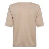 BRUUN & STENGADE - FRANCESCA REGULAR FIT T-SHIRT | OYSTER GRAY