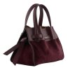 POURCHET - BLOSSOM DAIM MEDIUM TASKE | BORDEAUX 