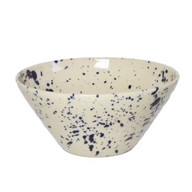 BORNHOLMS KERAMIKFABRIK - MEDIUM BOWL | BLUE SPLASH
