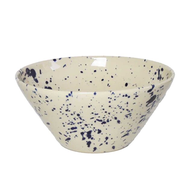 BORNHOLMS KERAMIKFABRIK - MEDIUM BOWL | BLUE SPLASH