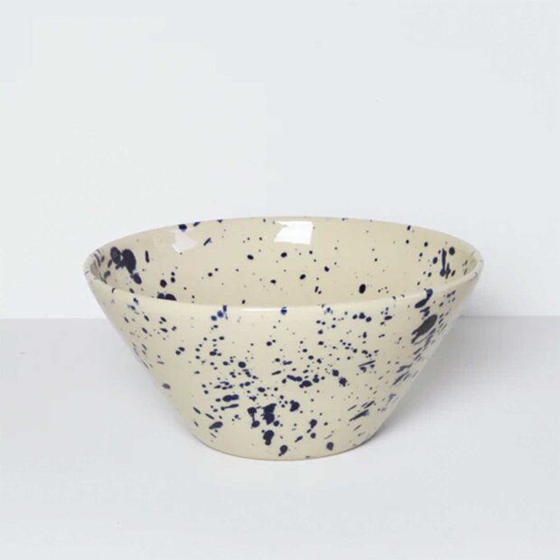 BORNHOLMS KERAMIKFABRIK - MEDIUM BOWL | BLUE SPLASH