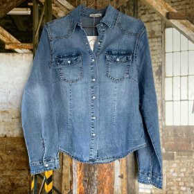 CABANA LIVING - STABIA DENIM SKJORTE | LIGHT DENIM