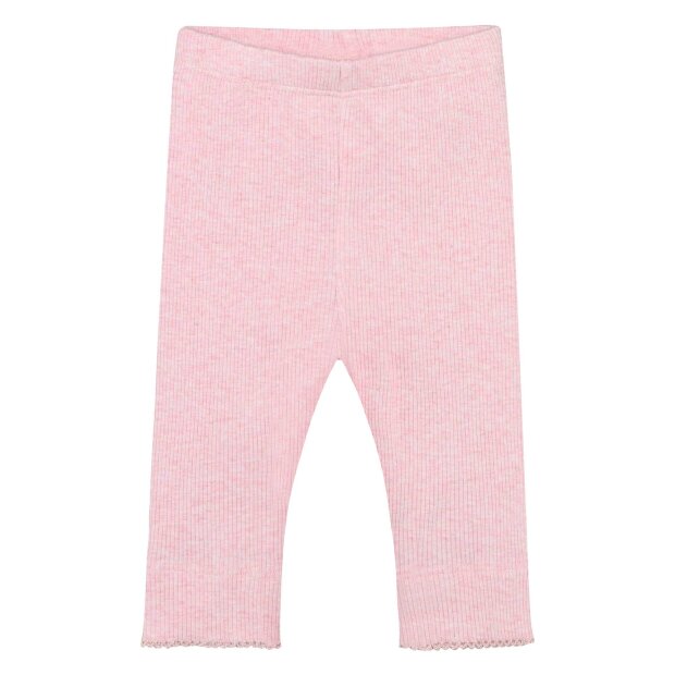 FIXONI - LEGGINGS RIB MELANGE | BLEACHED MAUVE MELANGE