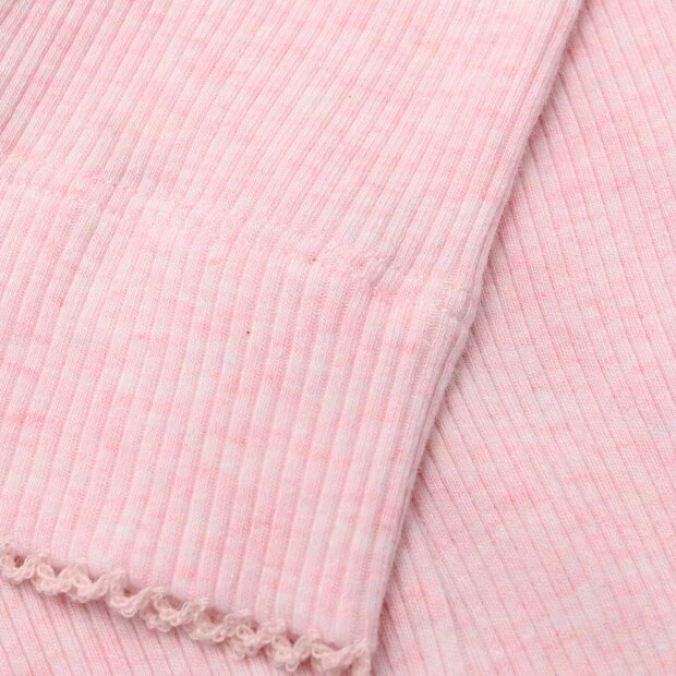 FIXONI - LEGGINGS RIB MELANGE | BLEACHED MAUVE MELANGE