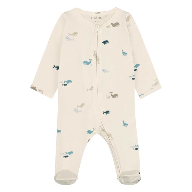 FIXONI - NIGHTSUIT W/FEET | ARCTIC ICE