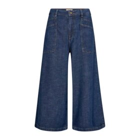 MOS MOSH - CULOTTE ARGE CROPPED JEANS | DARK BLUE