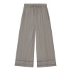 MOSHI MOSHI MIND - STORIE POPLIN PANTS | SEA GRAY