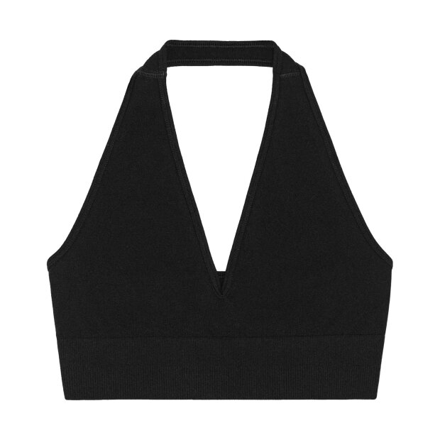 MOSHI MOSHI MIND - HALTER BRA | BLACK