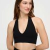 MOSHI MOSHI MIND - HALTER BRA | BLACK MOSHI MOSHI MIND - HALTER BRA | BLACK