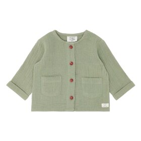 HUST AND CLAIRE - CHAI MUSELIN KNIT | LIGHT GREEN