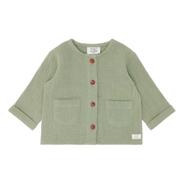 HUST AND CLAIRE - CHAI MUSELIN KNIT | LIGHT GREEN