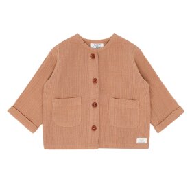HUST AND CLAIRE - CHAI MUSELIN KNIT | PRALINE