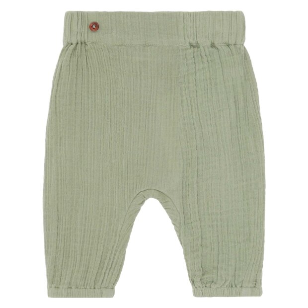 HUST AND CLAIRE - THICCO MUSELIN PANTS | LIGHT GREEN