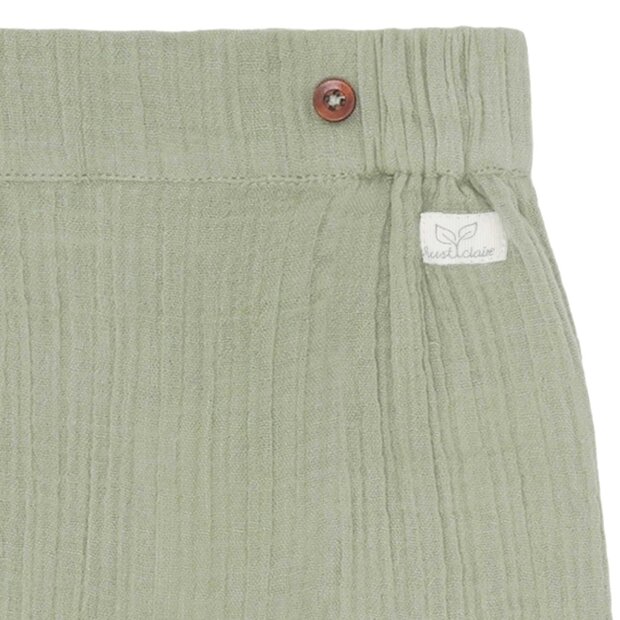 HUST AND CLAIRE - THICCO MUSELIN PANTS | LIGHT GREEN