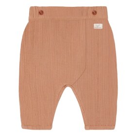 HUST AND CLAIRE - THICCO MUSELIN PANTS | PRALINE