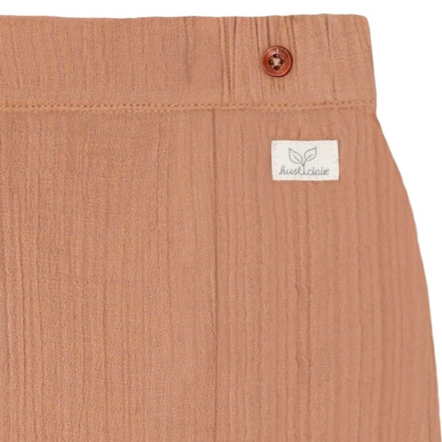HUST AND CLAIRE - THICCO MUSELIN PANTS | PRALINE