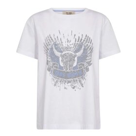 MOS MOSH - WASHA O-SS TEE | WHITE