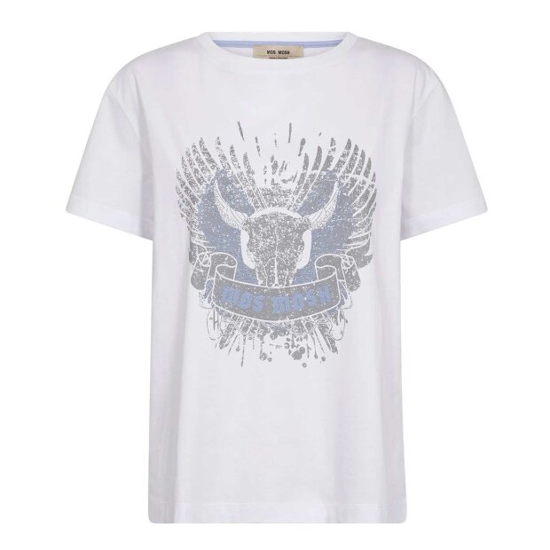 MOS MOSH - WASHA O-SS TEE | WHITE