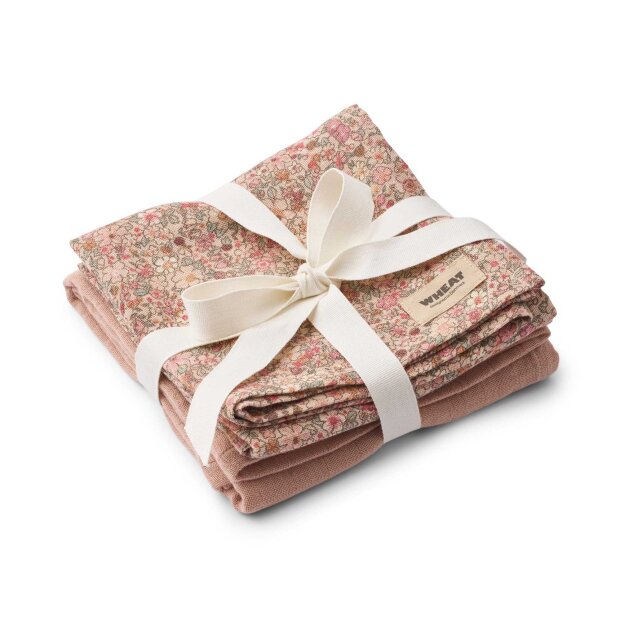 WHEAT - KAYA MUSLIN 2-PACK STOFBLEER | ROSE DUST