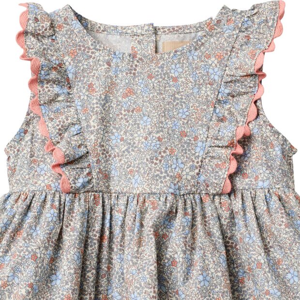 WHEAT - SOFIA SUIT DRESS | AIR BLUE FLOWERS
