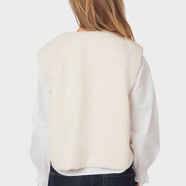 NEO NOIR - ANJANNA TEDDY VEST | IVORY