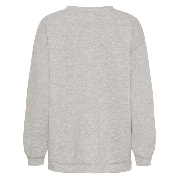 MARTA DU CHATEAU - HIBISCUS SWEATSHIRT | GREY/BLACK
