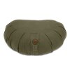 GOYOGI - CALM CRESCENT MEDITATION CUSHION | DARK OLIVE