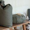 GOYOGI - CALM CRESCENT MEDITATION CUSHION | DARK OLIVE
