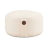 GOYOGI - CALM ORGANIC COTTON ROUND MEDITATION CUSHION | NATURAL