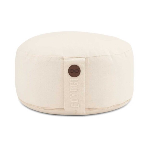 GOYOGI - CALM ORGANIC COTTON ROUND MEDITATION CUSHION | NATURAL