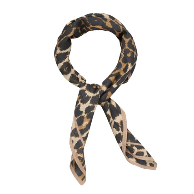 BECK SØNDERGAARD - EDGIA LEOPA COTTA SCARF | MULTI