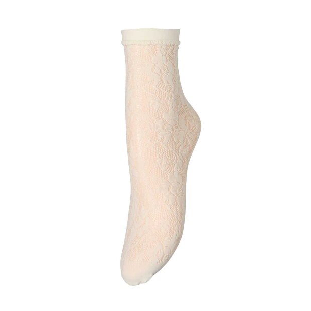 BECK SØNDERGAARD - LACIA LACE SOCK | BIRCH WHITE