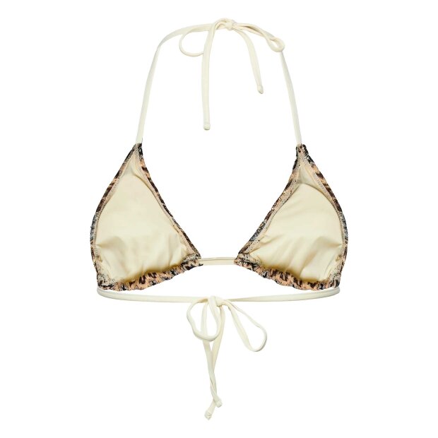 BECK SØNDERGAARD - BEL AMBER BIKINI TOP | MOCHA BROWN