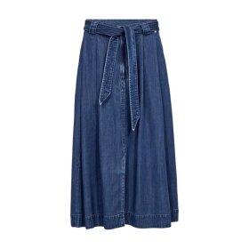 MOS MOSH - KODA DINEM SKIRT | DARK BLUE