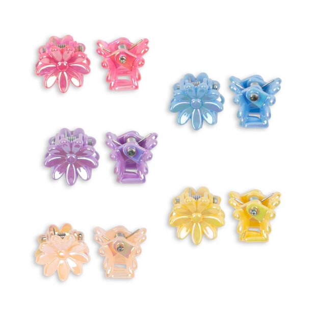 KONGES SLØJD - 10-PACK MINI FLOWER HAIR CLAWS | MULTI