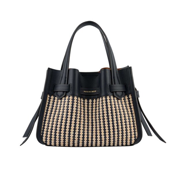 POURCHET - BLOSSOM TRESSÉ SMALL TASKE | MARINE