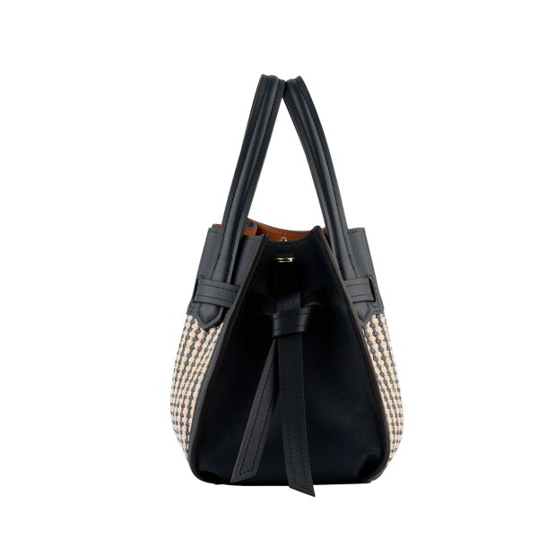 POURCHET - BLOSSOM TRESSÉ MEDIUM TASKE | MARINE