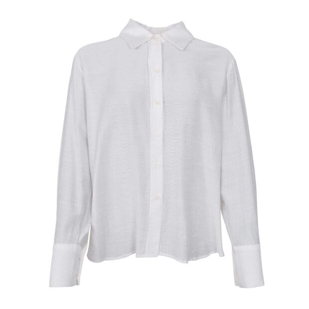 BLACK COLOUR - LUISA SHIRT | WHITE