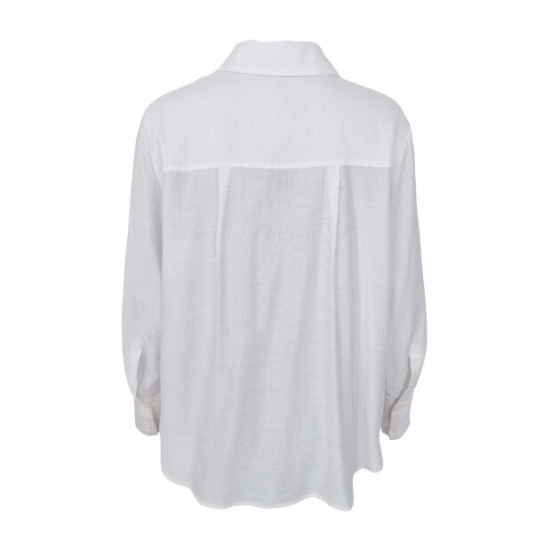 BLACK COLOUR - LUISA SHIRT | WHITE