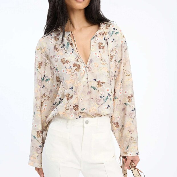 MUNTHE - BABETTE BLUSE | PRINT NATURE